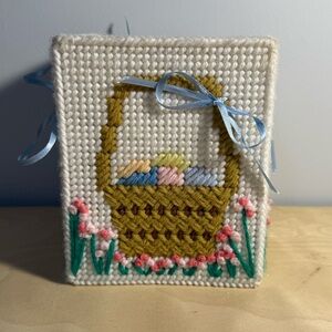 Handcrafted tissue box cover vintage